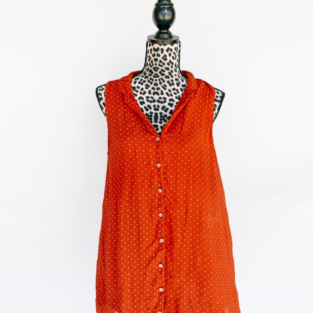 Burnt Orange Summer Dress